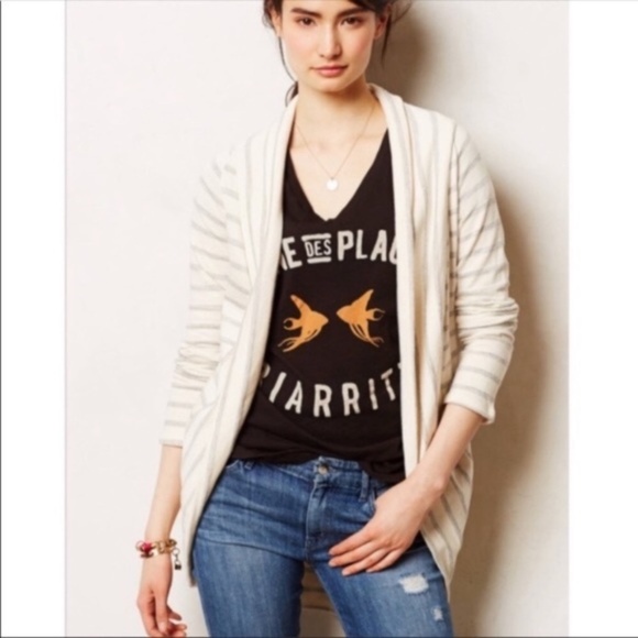 Anthropologie Sweaters - ANTHROPOLOGIE Madigan French Terry Cocoon Cardigan